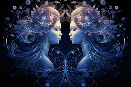 Imagine a mystical world where ethereal mermaids gracefully swim with flowing sapphire tails, enchanting all who gaze upon their mesmerizing beauty.