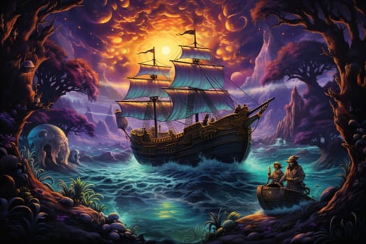 Set sail on a thrilling adventure where daring pirate captains navigate through enchanted seas.