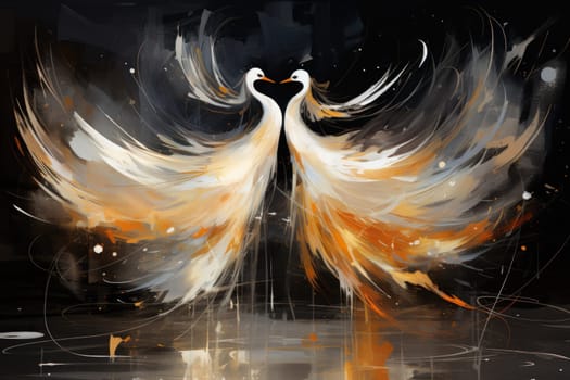 Step into a realm of enchantment and behold the mesmerizing beauty of elegant swan maidens.