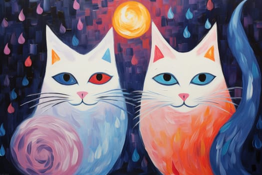 In the depths of fantasy, bewitching moonstone cats prowl. Their sleek forms, adorned with luminescent moonstone markings, captivate all who dare to meet their gaze.
