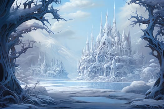 Immerse yourself in the enchanting world of fantasy and witness the elegance of the frost faeries.