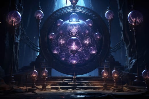 Immerse yourself in the realm of magic with this captivating illustration by a professional visual artist.