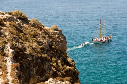 Sailing ship,Algarve,Portugal