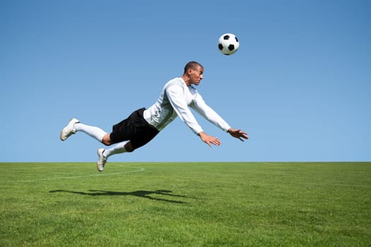 Head Shot Soccer Jump
