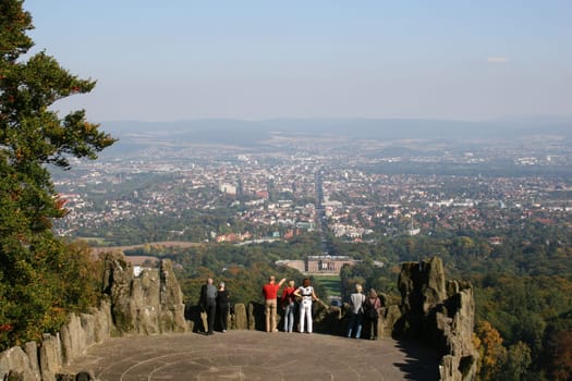 Kassel from Hercules in Wilhelmshöhe