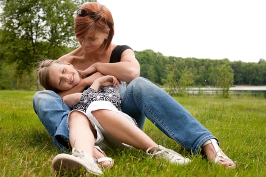 Mother and daugther love