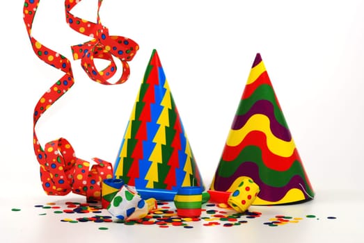 colorful carnival hat