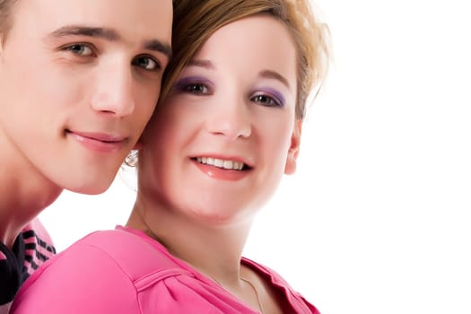 Pregnant couple portrait