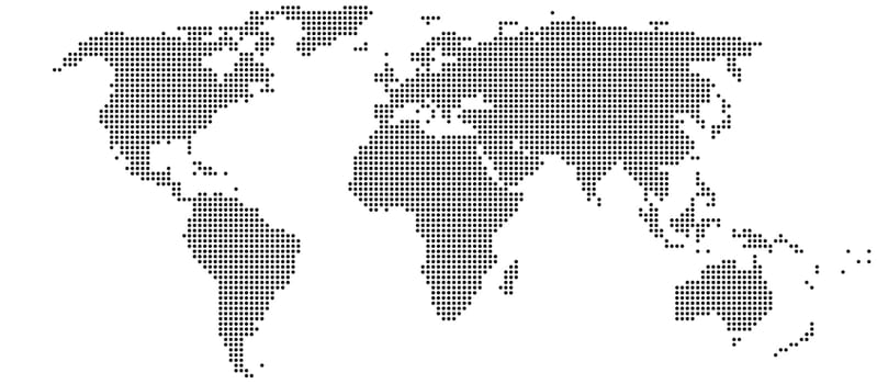 World Map - Points