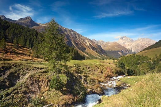The Albula Valley near Preda