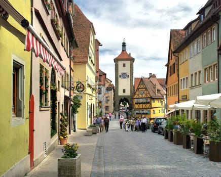 Othenburg ob der Tauber,Plönlein. siebersturm