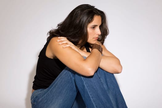 Woman with depression