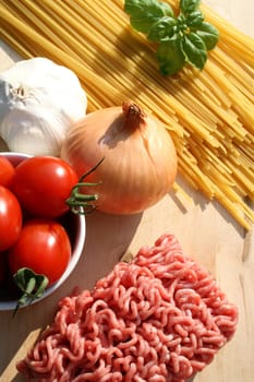Minced Meat Sauce Ingredients