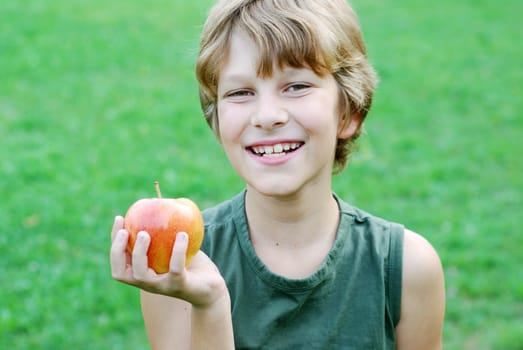 Eating apples