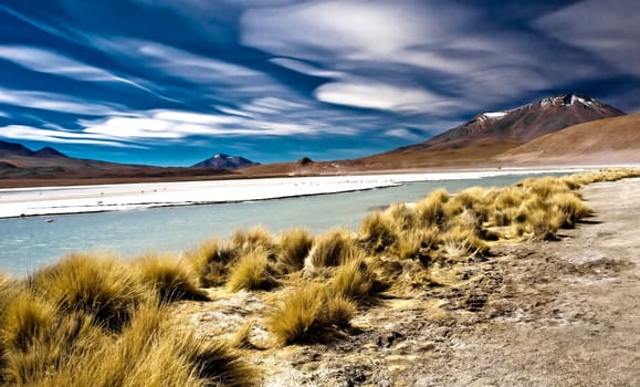 natural landscape, nice view of bolivia mountain