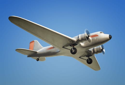 DC3 in Flight