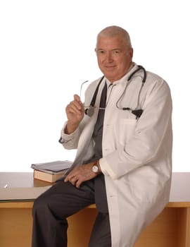 Doctor on White Vertical