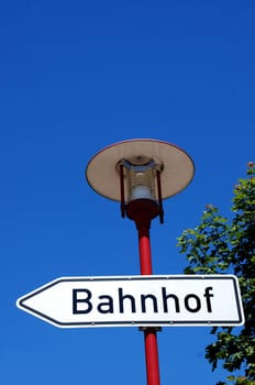 Station sign