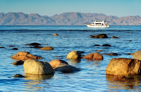 Off the coast of Arabia