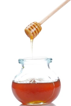 Pouring honey