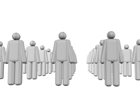 (People or humans ) without isolated