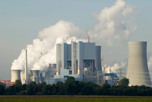Neurath power plant with new building