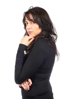 Happy young woman portrait