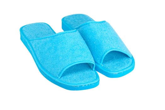 Lady blue slippers