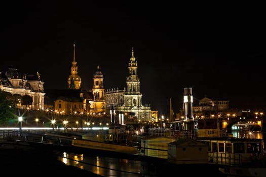 Dresden at night