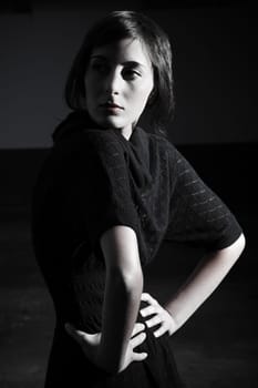 Black Dress Pose