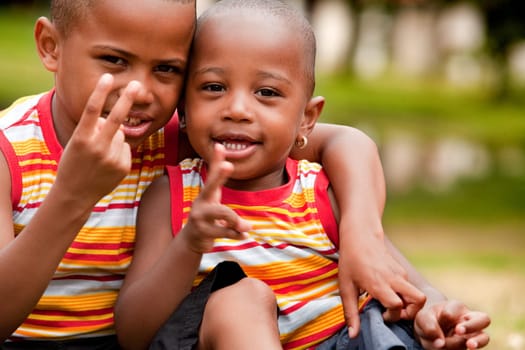 colorfull african children