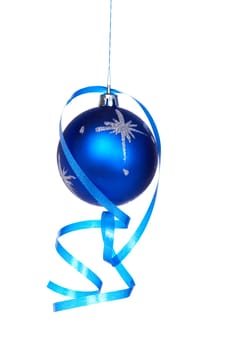 Christmas ball with a ribbon