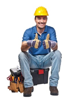 confident manual worker
