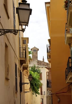 old alley in Palma de Mallorca