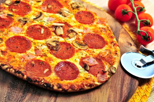 Pepperoni pizza