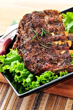 Spare rib dinner