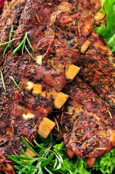 Spare rib dinner