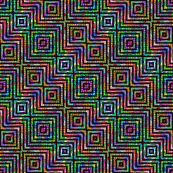 diagonal mosaic pattern