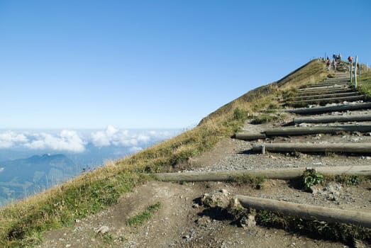 To the summit of the Fellhorn