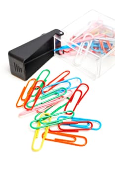 Colorful paper clips