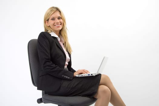 Laptop laughing