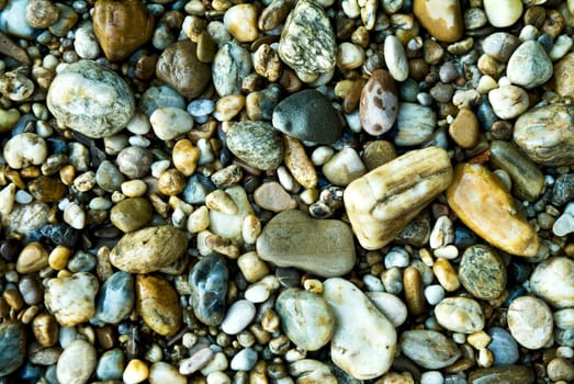 Stones on the shore
