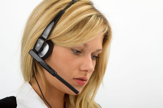 Headset on the side