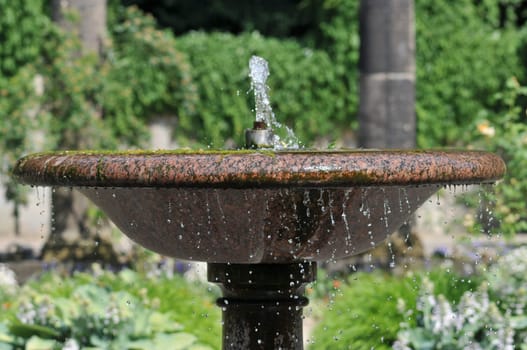 Fountains in the park