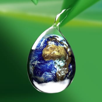 The Globe in a drop of water