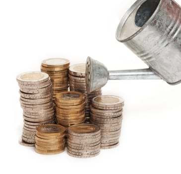 Stack of coins Euro