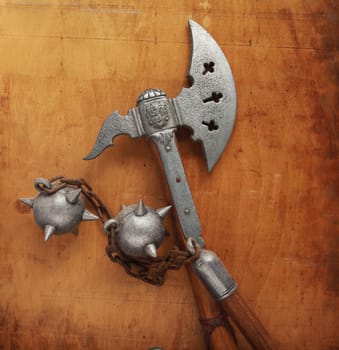 flail with battle axe