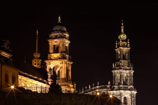 Dresden at night