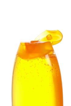 Opened plastic bottle
