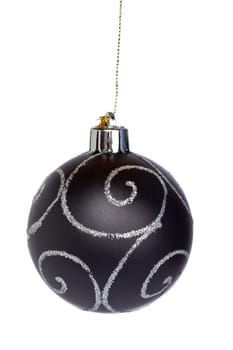 Black Christmas ball